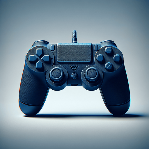 A joystick from a controller.
Single Game Texture. In-Game asset. 2d. Blank background. High contrast. No shadows.