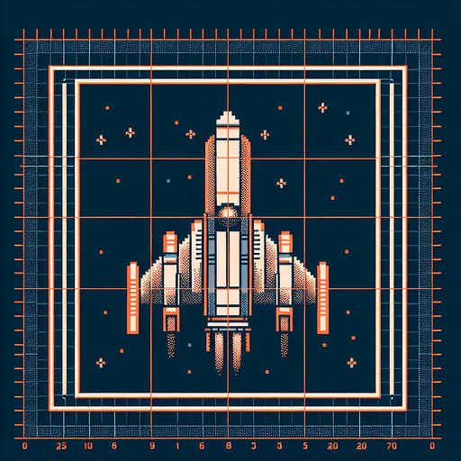 Spaceship like in galaga.
Single Game Texture. In-Game asset. 2d. Blank background. High contrast. No shadows. Straight up and down. Seen from above.