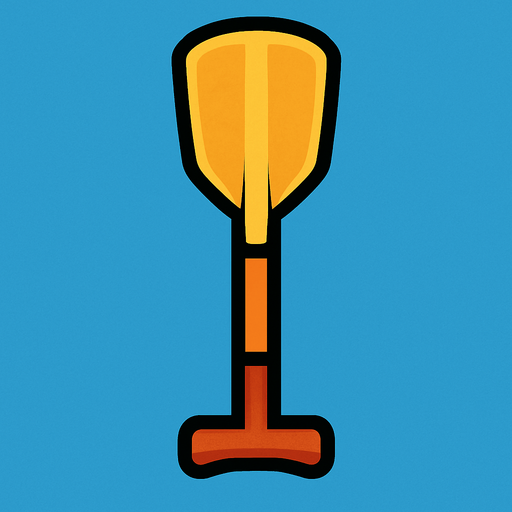 Paddle.
In-Game asset.  2d.  High contrast.  No shadows