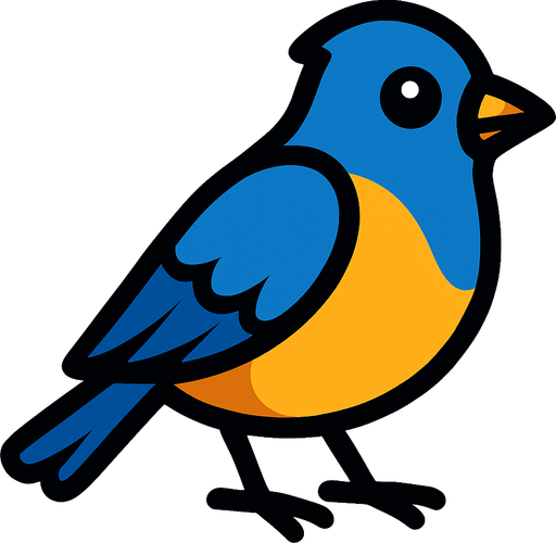 bird.
In-Game asset.  2d.  High contrast.  No shadows