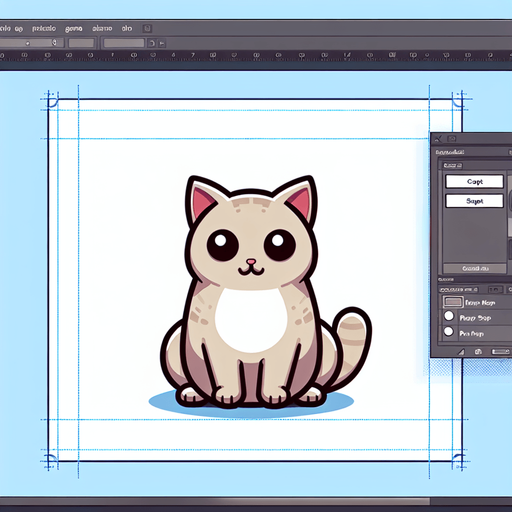 Cat.
Single Game Texture.  In-Game asset.  2d.  Blank background.  High contrast.  No shadows