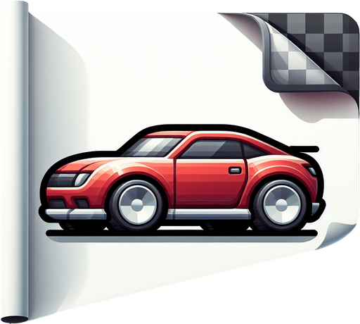 Car.
Single Game Texture. In-Game asset. 2d. Blank background. High contrast. No shadows.