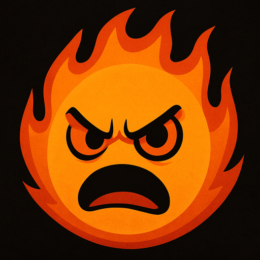 angry fire ball