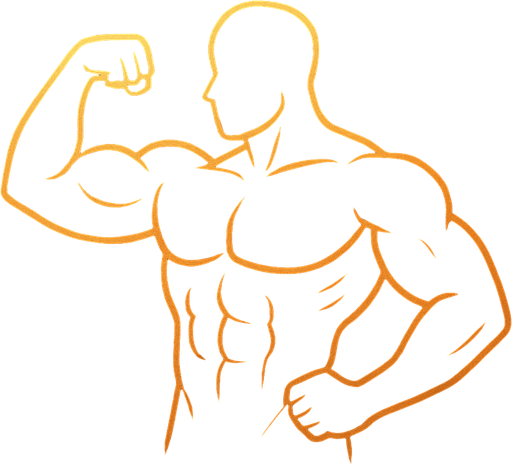 Brawn Orange and golden gradient line