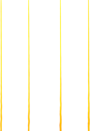 make flames thinner and more straight and even, align the flames exactly on the lines on the lane edges