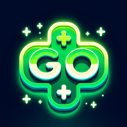 Design a 2D UI element for a cute and lively text graphic that says 'GO.' The text should be bold and bubbly, with a soft, rounded font in a bright, cheerful green to indicate life and healing. The background features a large, semi-transparent green plus sign, subtly glowing and radiating a gentle, rejuvenating energy. The 'GO' text is prominently centered, with a slight 3D effect and playful highlights to make it pop, exuding a sense of positivity and vitality. The overall design is clean, minimal, and adorable, perfect for a hyper-casual mobile game..
Single Game Texture. In-Game asset. 2d. Blank background. High contrast. No shadows.