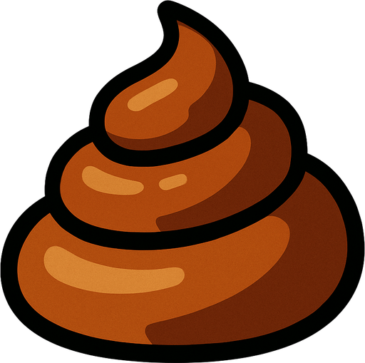 poop.
In-Game asset.  2d.  High contrast.  No shadows