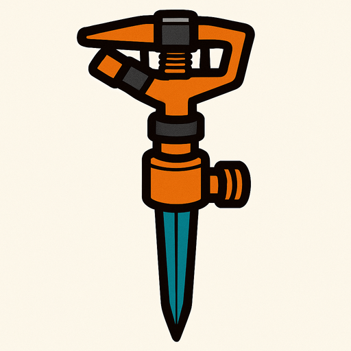 Aspersor.
In-Game asset.  2d.  High contrast.  No shadows