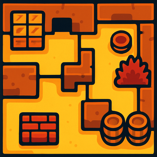 area.
In-Game asset.  2d.  High contrast.  No shadows