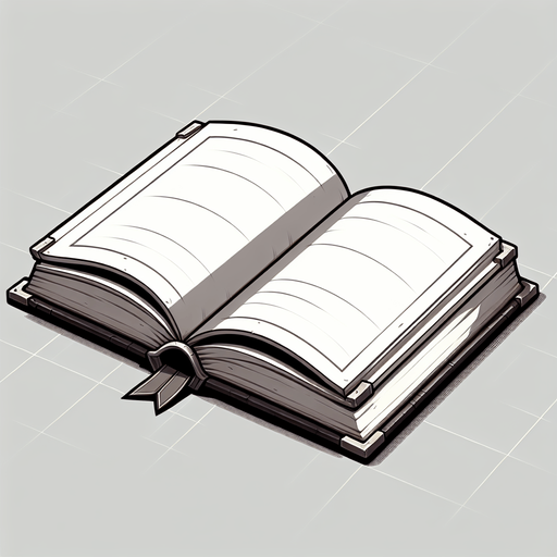 Book pages, blank, open book, no text, front facing
Single Game Texture. In-Game asset. 2d. Blank background. High contrast. No shadows.