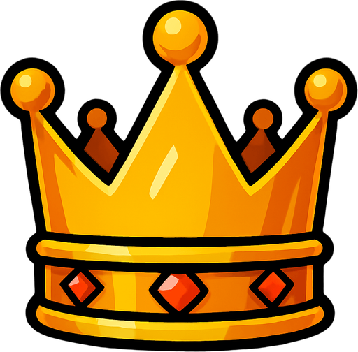 Crown.
In-Game asset.  2d.  High contrast.  No shadows