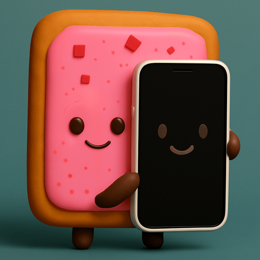 a smartphone in portrait mode