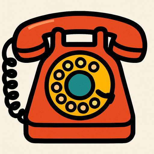 Un teléfono.
In-Game asset.  2d.  High contrast.  No shadows