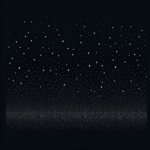 plain black background with a few small stars. 2d repeating Texture..