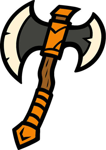 weapon.
In-Game asset.  2d.  High contrast.  No shadows