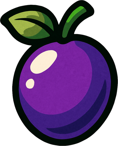 Uva individual.
In-Game asset.  2d.  High contrast.  No shadows