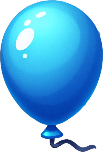 balloon.
Single Game Texture.  In-Game asset.  Blank background.  High contrast.  No shadows. 2d