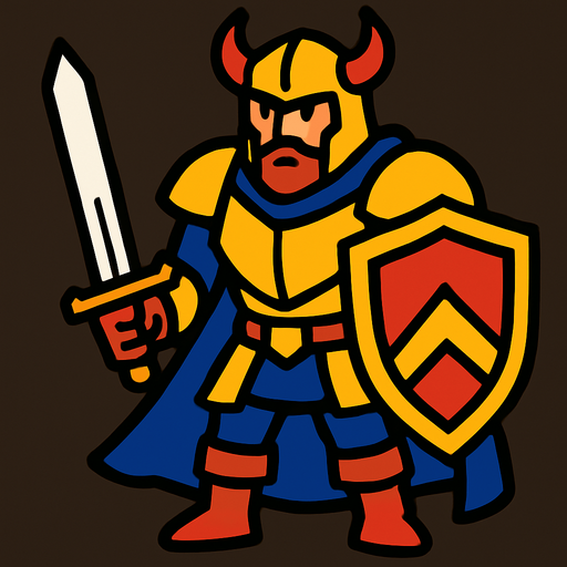 Hero.
In-Game asset.  2d.  High contrast.  No shadows