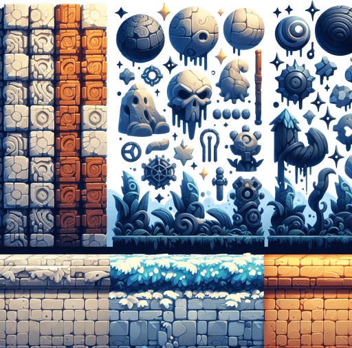 jezus.
Single Game Texture. In-Game asset. 2d. Blank background. High contrast. No shadows.