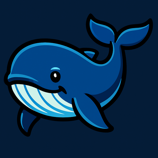 make a whale.
In-Game asset.  High contrast.  No shadows
