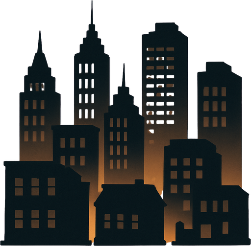 Building silhouettes.
In-Game asset