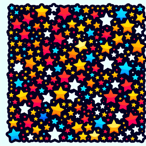 Little stars.
Single Game Texture. In-Game asset. 2d. Blank background. High contrast. No shadows.