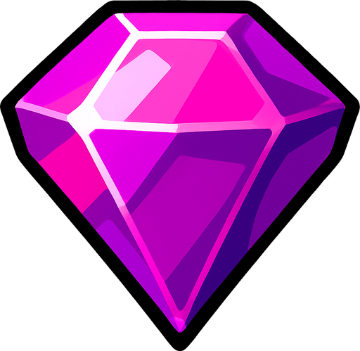 Gema.
In-Game asset.  2d.  High contrast.  No shadows