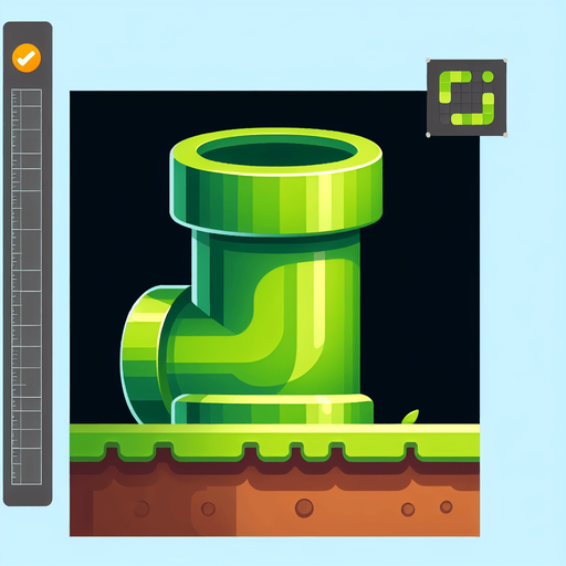 Flappy bird pipe, is green.
Single Game Texture.  In-Game asset.  2d.  Blank background.  High contrast.  No shadows