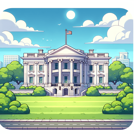 2d. cartoon. an image of the withehouse to used as background image. include grass and sky..
Single Game Texture. In-Game asset. 2d. Blank background. High contrast. No shadows.