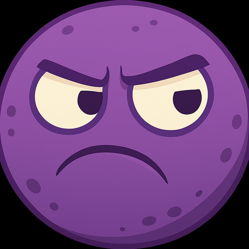 make it purple and suspicious