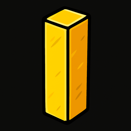 square bar.
In-Game asset.  2d.  High contrast.  No shadows