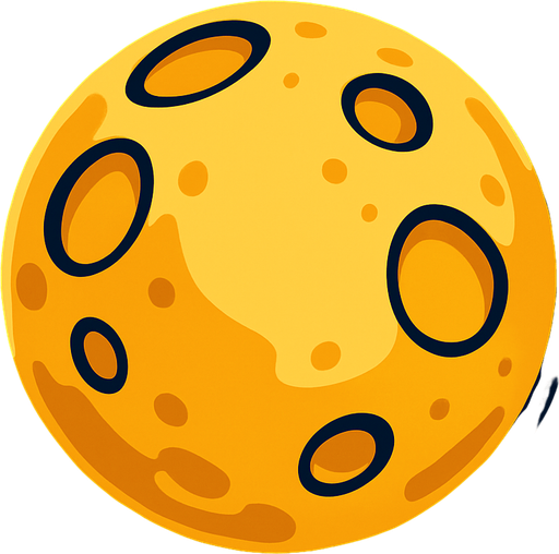moon.
In-Game asset.  2d.  High contrast.  No shadows