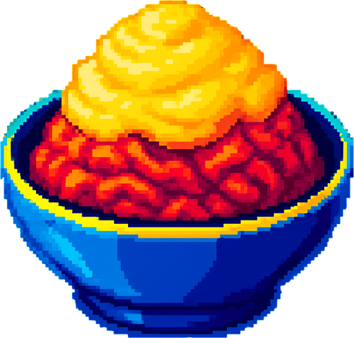 Raw batter on top of the ground fish