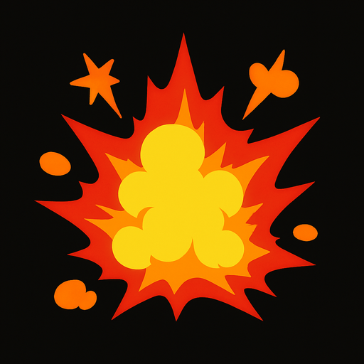 explosion. In-Game asset. 2d. High contrast. No shadows.
In-Game asset.  2d.  High contrast.  No shadows