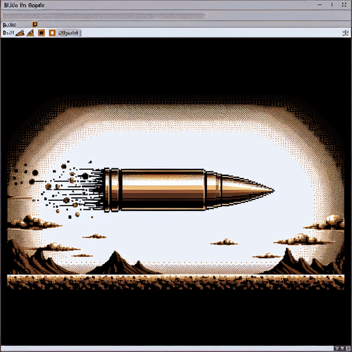 Bullet from bullethell
Single Game Texture. In-Game asset. 2d. Blank background. High contrast. No shadows.