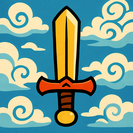 Let the clouds in the back move.
In-Game asset.  2d.  High contrast.  No shadows