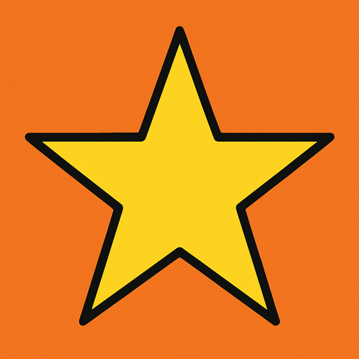 Star.
High contrast.  No shadows