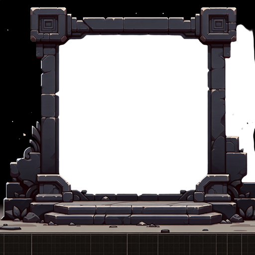 siyah arkaplan.
Single Game Texture.  In-Game asset.  2d.  Blank background.  High contrast.  No shadows