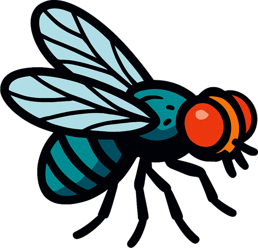 fly.
In-Game asset.  2d.  High contrast.  No shadows