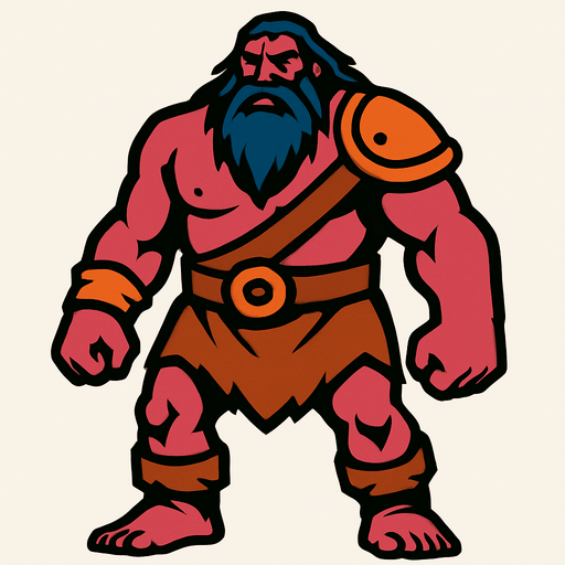 giant.
In-Game asset.  2d.  High contrast.  No shadows