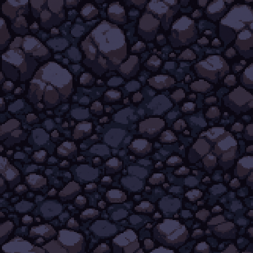 Un suelo de una cueva pixelart visto desde arriba, por lo que cubre toda la pantalla.
In-Game asset.  High contrast.  No shadows