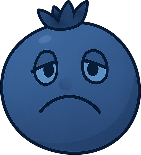 bluebery. No background. Transparent background. Blank background. No shadows. 2d. In-Game asset. flat