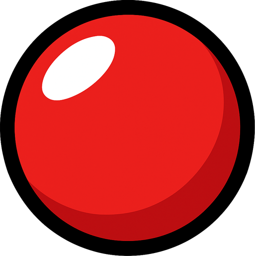 redBall.
In-Game asset.  2d.  High contrast.  No shadows