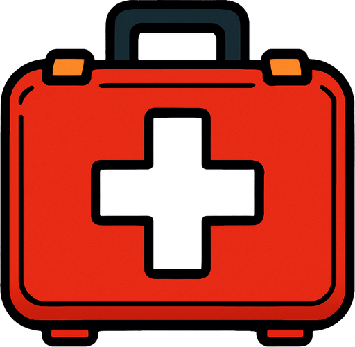 medkit.
In-Game asset.  2d.  High contrast.  No shadows