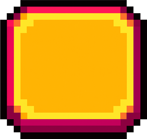 haz un boton tipo pixel.
In-Game asset.  2d.  High contrast.  No shadows