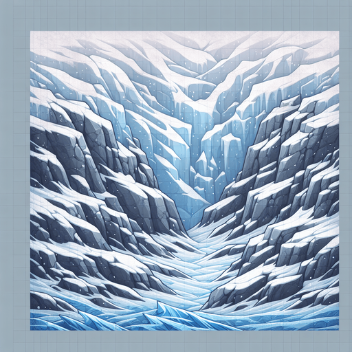 Ice or snow or glacier.
Single Game Texture. In-Game asset. 2d. Blank background. High contrast. No shadows.