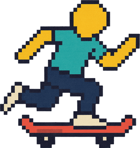 retro pixel ar style 80s