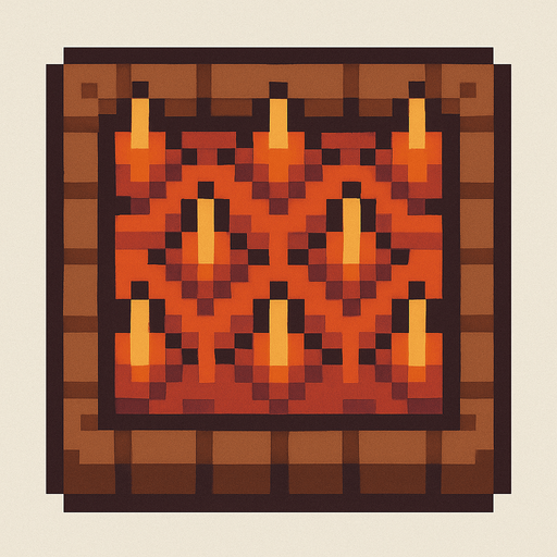 2d pixel art obstacle upview.
In-Game asset.  2d.  High contrast.  No shadows