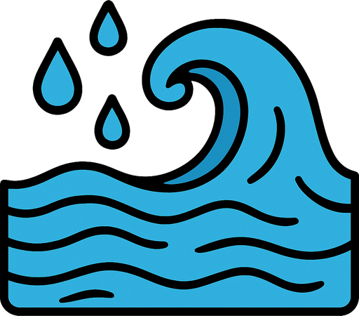 Water.
In-Game asset.  2d.  High contrast.  No shadows