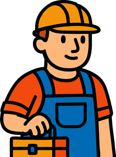 Worker.
In-Game asset.  2d.  High contrast.  No shadows